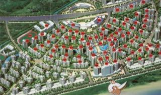 明发滨江新城鸟瞰图 明发滨江新城鸟瞰图